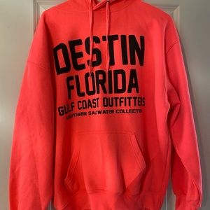Destin Florida neon pink hoodies